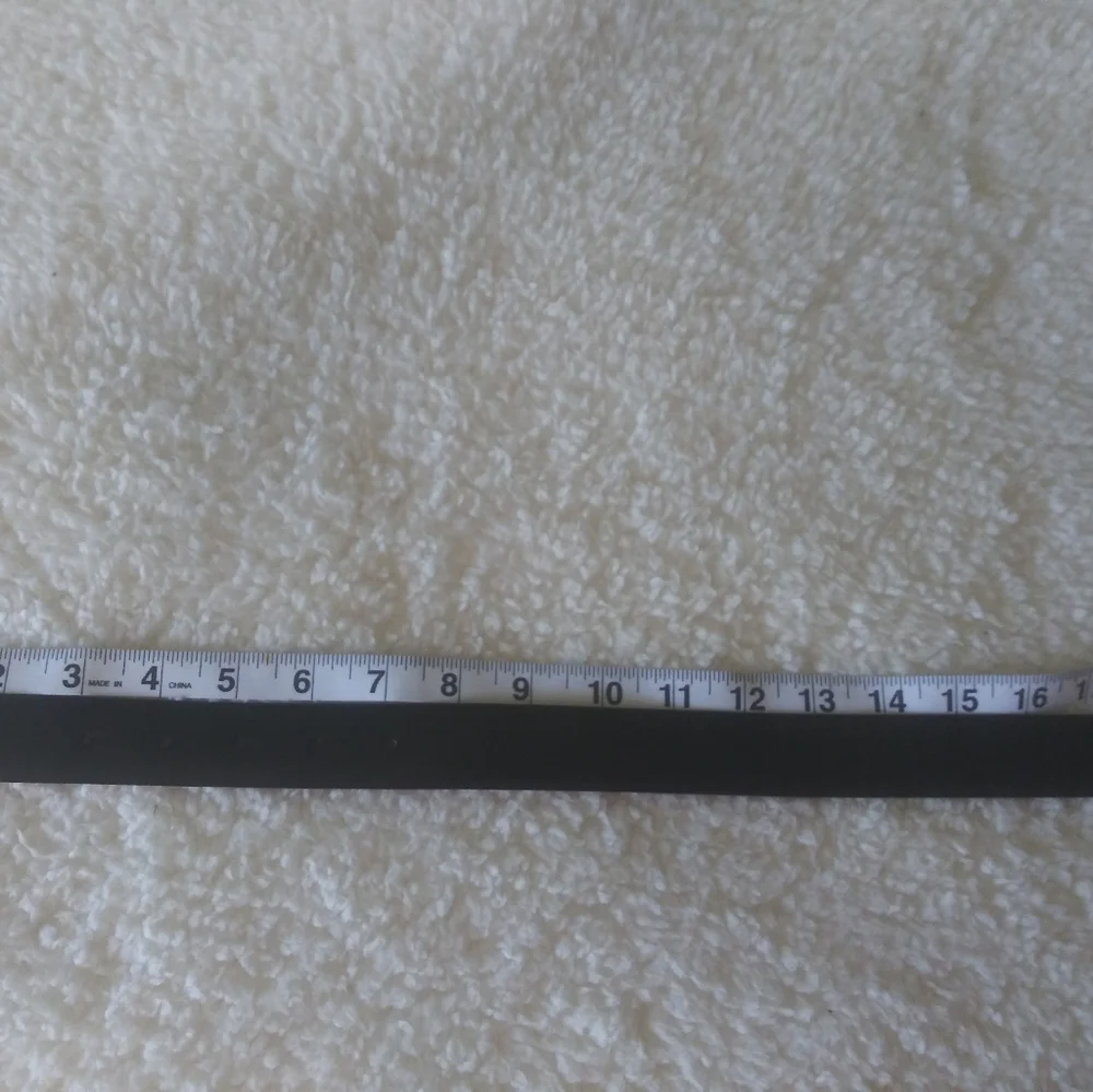 Tumi Reversible Red and Black Leather Belt with Silver Buckle